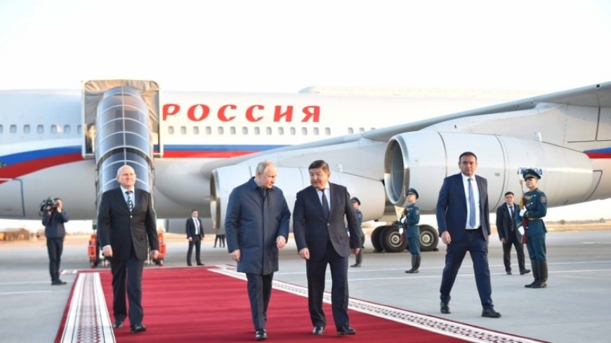 Владимир Путин ресми сапармен Қырғызстанға барды